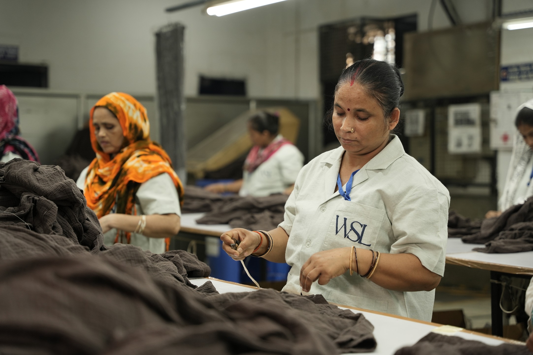 Wool Spuns apparel manufacturing area